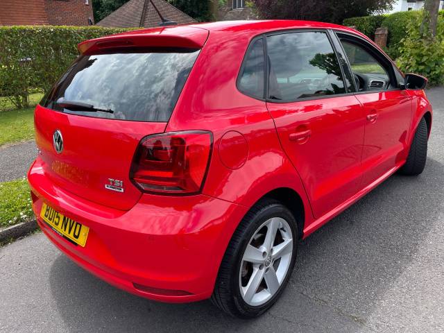 Volkswagen Polo 1.2 TSI 110 SEL 5dr DSG Hatchback Petrol Red