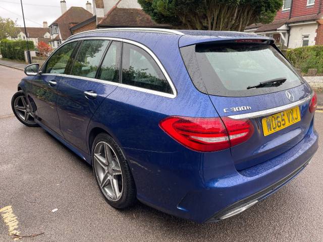 Mercedes-Benz C Class 2.1 C300h AMG Line Premium Plus 5dr Auto Estate Diesel / Electric Hybrid Blue