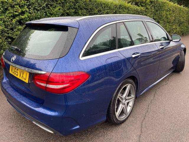 Mercedes-Benz C Class 2.1 C300h AMG Line Premium Plus 5dr Auto Estate Diesel / Electric Hybrid Blue